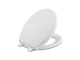 KOHLER K-4008-0 Reveal Quiet-Close with Grip-Tight Bumpers Elongated Toilet Seat in White