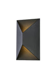 Living District Raine 1-Light Modern Style Aluminum Led Wall Sconce - Black