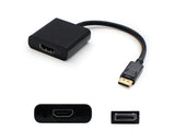 Addon 5Pack Of Hp Qx591Av Compatible Displayport Male To Hdmi Female Black Adap
