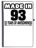 Udnag Ruled Notebook Diary Awesomeness | Made In 93, [A5 80Pages 80Gsm]