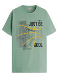 Adro Men'S Graphic Printed 100% Cotton T-Shirt - Regular Fit, Printed T-Shirts For Men (Rn24-Bcl-Pt_Pista_S)