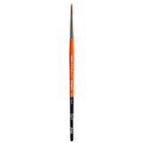 KINGART Premium Radiant 6000-4 Round Series Artist Brush, Synthetic Taklon Hair, Short Handle, for Acrylic, Oil and Watercolor P