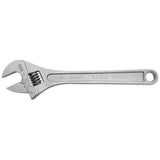 Klein Tools 50712 Adjustable Wrench, Extra Capacity Jaw Forged Drive Wrench with High Polish Chrome Finish, 12Inch