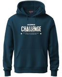 Adro Mens Abstract Design Backside Printed Hoodies In Premium Cotton Fleece 340 Gsm (H23-M-Chl-Sb_Teal_S)
