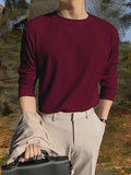 Leriya Fashion Men's Regular Fit T-Shirt (LF-MT-1103_Maroon