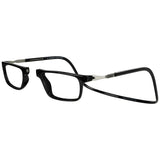 Clic Magnetic Reading Glasses for Men or Women, Computer Readers, Executive XL (XL-XXL, Black, 1.50 Magnification)