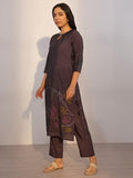Libas Women'S Silk Blend Kurta Set (400376 Mauve L