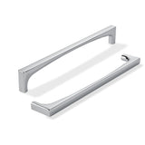 khtumeware 2 Pack Solid Handles 10-Inch(256mm) Polished Chrome Cabinet Pulls,Heavy Duty for Kitchen Cabinets, Cupboards, Drawers