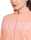 Fyltr Women'S Casual Stand Collar Jacket With Cut And Sew Panel - Full Zip Closure | Side Pockets | Rib Hem & Cuff | Casual Winterwear For Women,Peachy Opal,Peachy Opal,L