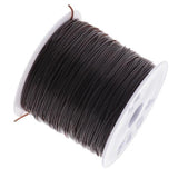 ATORSE 2x1 Roll 0.8mm Elastic Stretch Thread String Cord for Jewelry Bracelet Brown