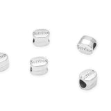 20pcs Survivor Bead Large Hole Beads (4.5mm Hole) Antique Silver
