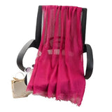 Iba Isba Collections WomenS Crinkle Cotton Scarf, Stoles, Hijab (80 X 190 Cms) (Rani)