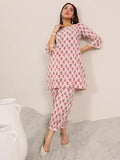 Libas Women'S Cotton Co-Ords (400437_Pink_L)