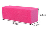 12PCS Colofull Square Nail File Sponge Art Buffer Buffing Polishing Manicure Polisher Pedicure Nail Tool Kit Set Sanding Block G