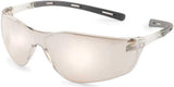 Gateway Safety 20GY0M Ellipse Safety Glasses, Gray Temples, Clear Mirror Lens