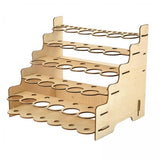 FASHIONMYDAY 3X Basics Paint Pigment Bottle Brushes Rack Wooden Storage Display Holder | Toys & Hobbies | Models & Kits | Tools,