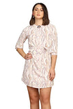 Dhruvi Trendz Womens Rayon Women Western Dresses Regular Fit A-Line (Dt-Wd1093_Pink_L)