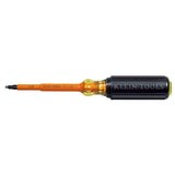 Klein Tools 6624INS Insulated #2 SquareRecess Screwdriver with 4Inch Shank, Made in USA