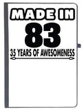 Udnag Ruled Notebook Diary Awesomeness | Made In 83, [A5 80Pages 80Gsm]