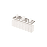 PrimeLine N 6661 Nylon Adjustable Floor Guide and Carpet Riser, White and Metallic (Single Pack)