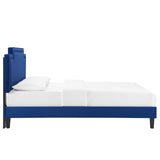 Modway Liva Platform, Queen, Navy