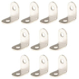 Heavenglow 2X10Pcs Thickened Steel Angle Fasteners Bracket Straight Angle 25X25X16Mm