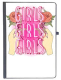 Udnag Ruled Notebook Diary Girls And Rose, [A5 80Pages 80Gsm]