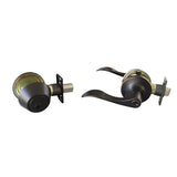 Design House 728014 Stratford 6Way Universal Entry Door Lever and Deadbolt Combo Oil Rubbed Bronze
