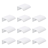 LC LICTOP 50mm/1.97 Arc Modern Finger Pulls Rounded Edge Tab Pull Finger Drawer Pulls Cabinet Dresser Closet Door 32mm/1.26 Hole