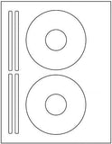 CD / DVD Labels BESTeck Brand. Compatible 5931 Size Laser and Ink Jet Compatible Bright White Matte Finish. (200 Sheets/400 Labl