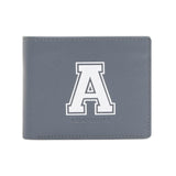Aeropostale Men Norfolk Leather Global Coin Wallet Grey, No. Of Card Slot : 4