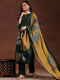 Libas Women'S Silk Blend Kurta Set (36771O0R Green Xl