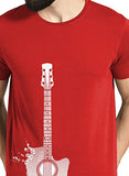 Adro Graphic Design Mens Printed T-Shirts (Rnr-M-Gut-Rd_Red_S)