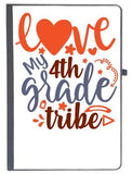 UDNAG Ruled Notebook Diary School Teacher | Love My 4th Grade Tribe, [A5 80Pages 80GSM]