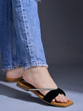 Shoetopia Stylish Casual Black Flats For Women & Girls /Eu37,Black,4,B0DK75HZ8Z