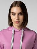 Fyltr Women'S Casual Hoodie With Stripe Tape - Rib Hem & Cuff | Drop Shoulder | Casual Winterwear For Women,Cotton Candy Blush,Cotton Candy Blush,S