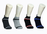 Suwidhaa Brand Men Sock I Set Of 4 I Socks For Men Combo I Sports Wear For Man (Free SizeBlue, Black, Red, Grey, Ankle Length