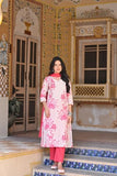 Anni Designer Women'S Cotton Blend Printed Straight Kurta With Pant & Dupatta (Bhool Pink-Nw_L_Pink_Large),Pink,L,,,