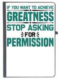 Udnag Ruled Notebook Diary Greatness | If You Want, [A5 80Pages 80Gsm]