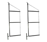 Mytee Products Cargo Shipping Container Shelving Bracket, 3 Levels, 24 (D) x 60 (H) (2 Pack)