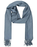 Kosweem 3D Plain Fashionable Winter Wear Thin Scarf/Stole/Shawl For Baby Girls Womens(Grey)
