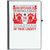 Udnag Ruled Notebook Diary Independance Day | The Advencement And Diffusion Of Knowledge, [A5 80Pages 80Gsm]