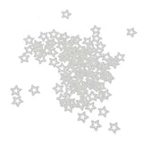 ATORSE 3x100Pcs Star Shaped Faux Pearls Cabochon Embellishments Wedding Card Making