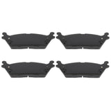 ECCPP D1790-9018 Rear Ceramic Disc Brake Pad Set Fit For Ford For Expedition 2018-2019,For Ford For F-150 2015-2019,For Lincoln 