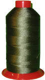 Bonded Nylon Sewing Thread #207 T210 1000yds for Outdoor, Leather (OD Green Light)