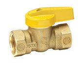 Homewerks VgV1LHB3B Premium gas Ball Valve x Female Thread, 05Inch, Brass