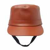 Waterproof Outdoor Cap With Neck & Ear Flap Protection Pu Leather Rain Cap For Men & Women Quick Dry Monsoon Hat For Hiking Trek