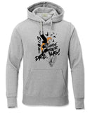 Adro Men'S Cotton Neck Hooded Sweatshirt (H24-M-Dream-Gr-Xl_Grey)
