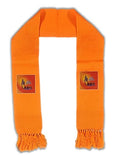 Uniq Jai Shree Ram With Ayodhya Mandir Neon/Flurorescent Scarf Shri Ram Unisex Dupatta Roto Fatka Cotton Fabric 58 Inch Si