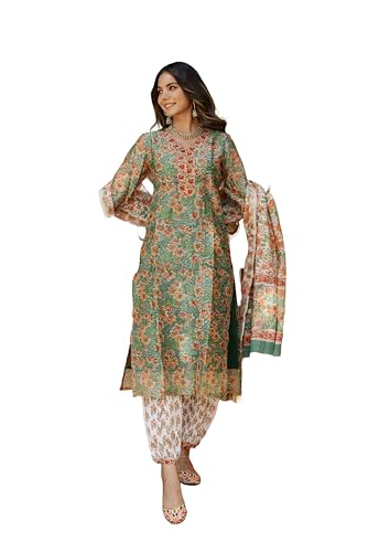 LookMark Kurta Set: Where Tradition Meets Trend: Stay Fashion-Forward Yet Rooted in Tradition with Our Stylish Ethnic Sets! Gree